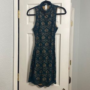 Gab and Kate crochet dress open back